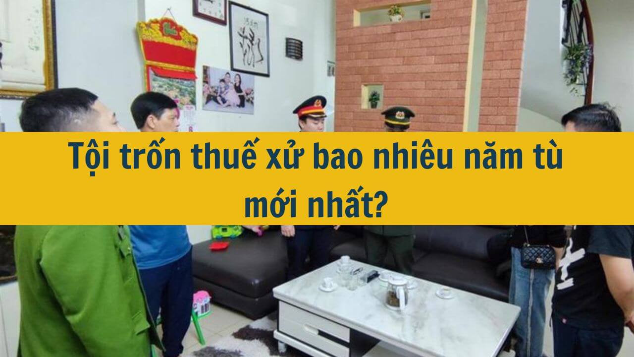 Tội trốn thuế xử bao nhiêu năm tù mới nhất 2025?