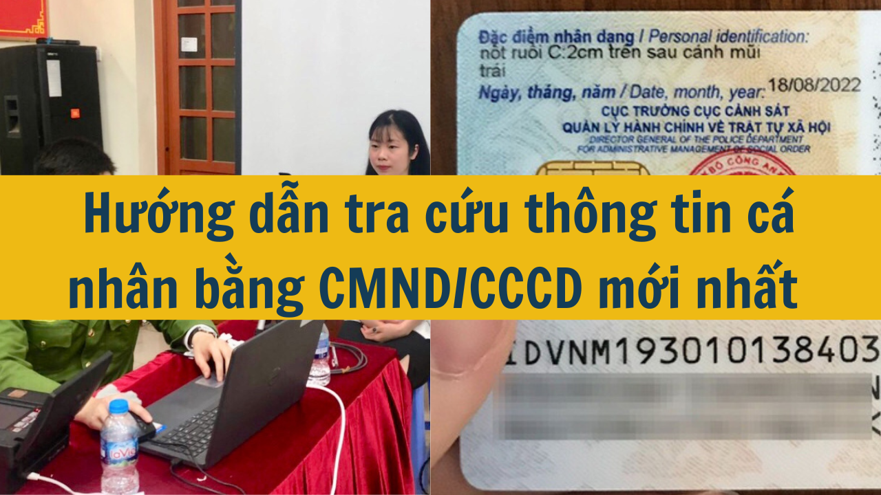 Hướng dẫn tra cứu thông tin cá nhân bằng CMND/CCCD mới nhất 2025