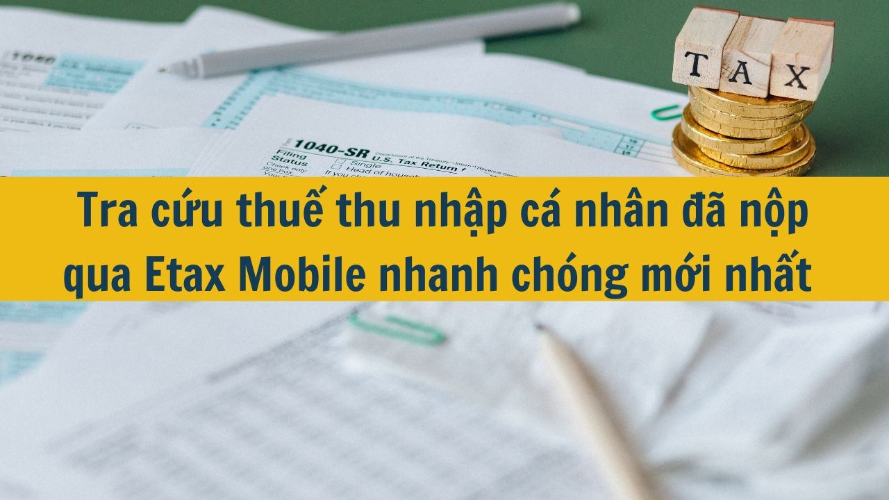 Tra cứu thuế thu nhập cá nhân đã nộp qua Etax Mobile nhanh chóng mới nhất 2025