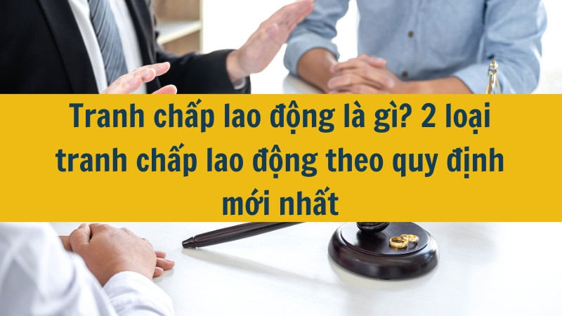 Tranh chấp lao động là gì? 2 loại tranh chấp lao động theo quy định mới nhất 2025