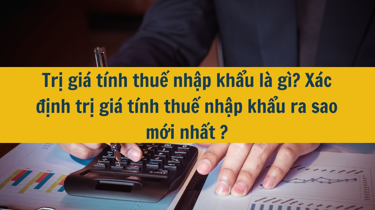 Trị giá tính thuế nhập khẩu là gì? Xác định trị giá tính thuế nhập khẩu ra sao mới nhất 2025?