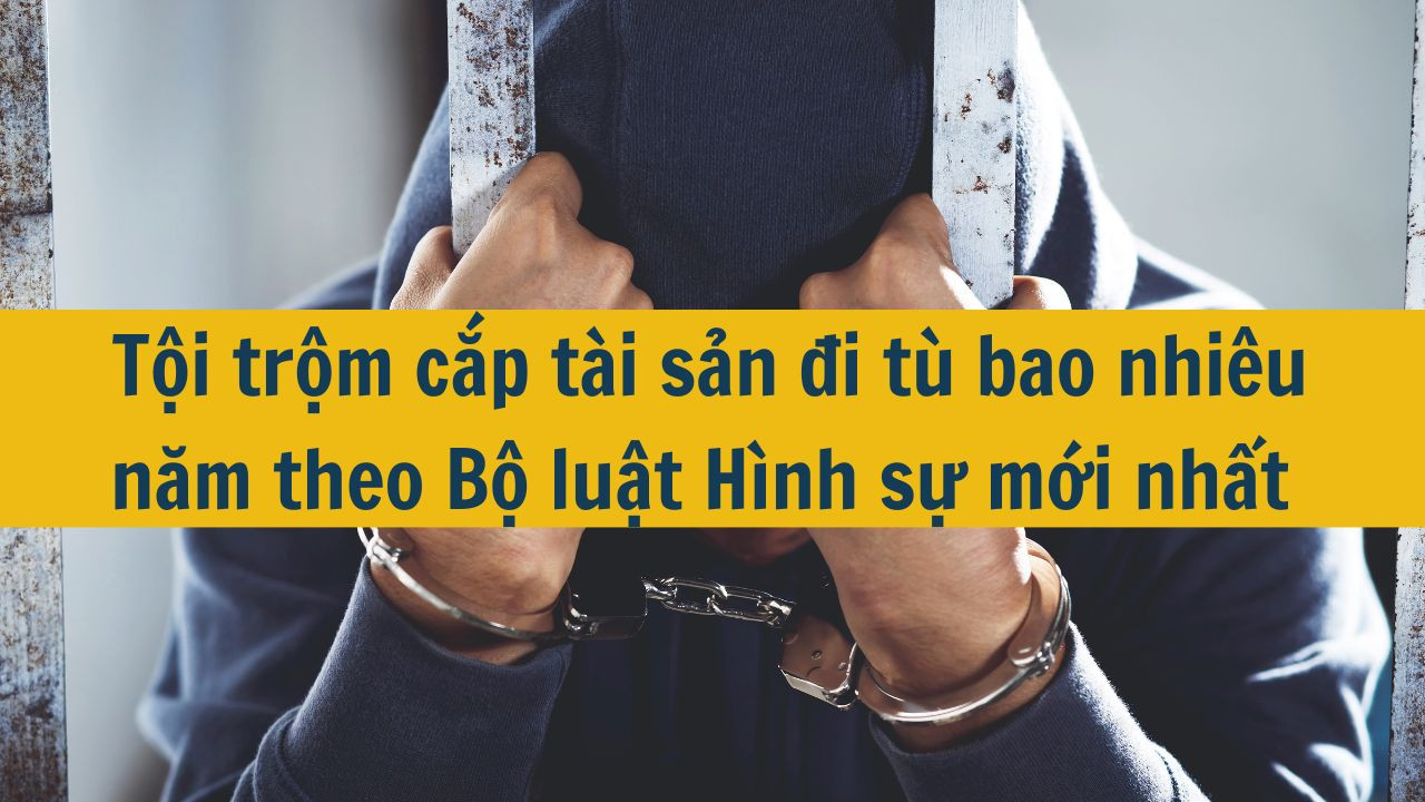 Tội trộm cắp tài sản đi tù bao nhiêu năm theo Bộ luật Hình sự mới nhất 2025
