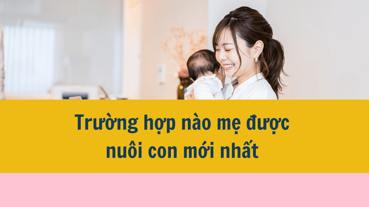 Trường hợp nào mẹ được nuôi con mới nhất 2025?