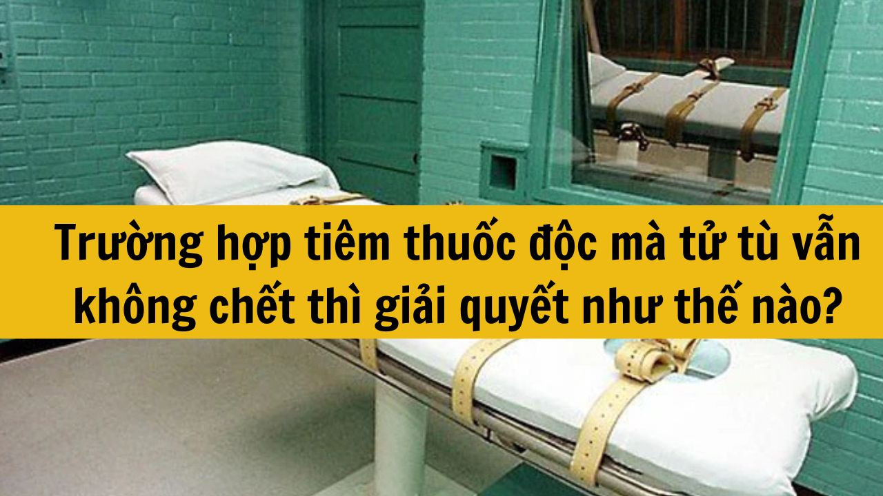 Trường hợp tiêm thuốc độc mà tử tù vẫn không chết thì giải quyết như thế nào?