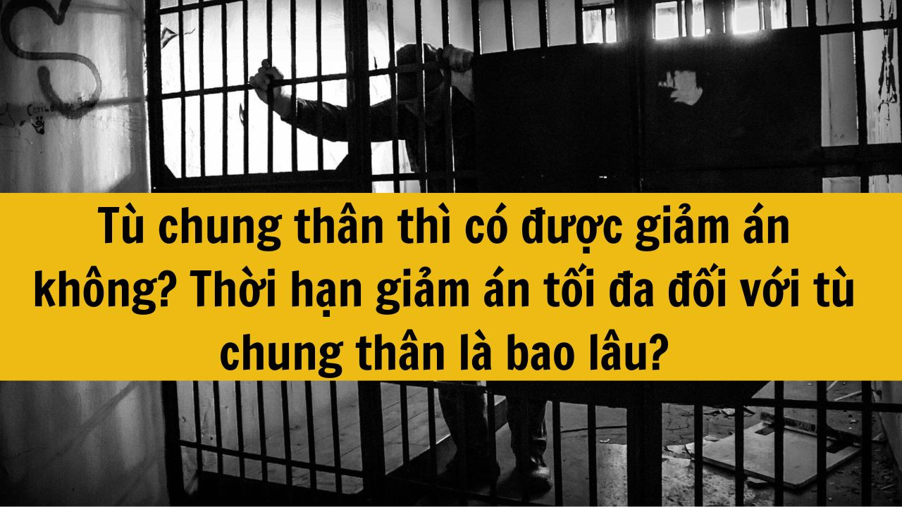 Tù chung thân thì có được giảm án không? Thời hạn giảm án tối đa đối với tù chung thân là bao lâu?